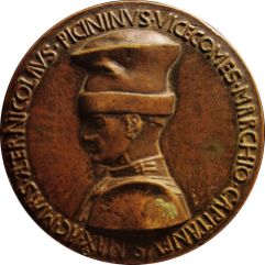 Medaglia di Niccolò Piccinino, recto