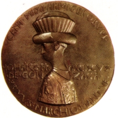 Medaglia di Gianfrancesco I Gonzaga, recto